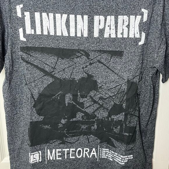 Linkin Park Shirt Dark Gray Mens Medium Meteora - Picture 3 of 5